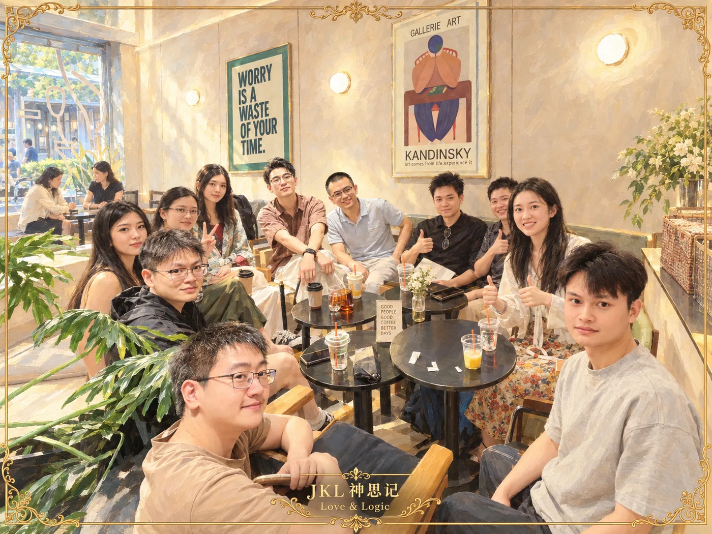 AI神思会第 08 期下午茶成员合影
